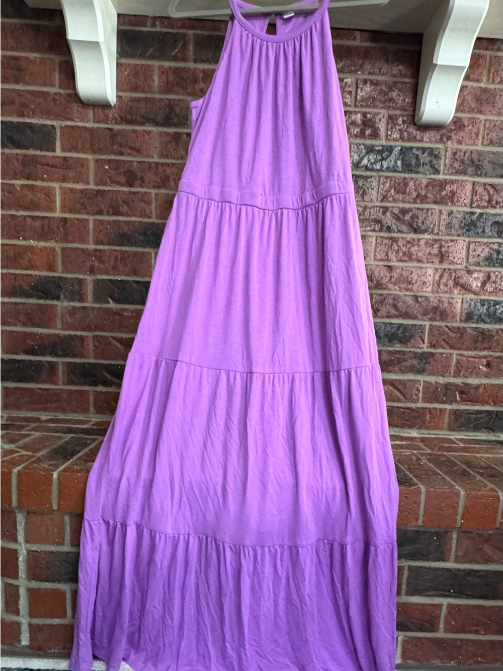 Old Navy Lilac Tiered Maxi Dress - Purple Sz L